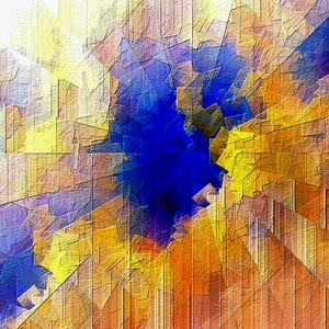 Digitale Kunst Künstlerin Ulrike Kröll: Sommermorgen